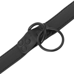 Darkness - Collier Noir Avec Chaîne